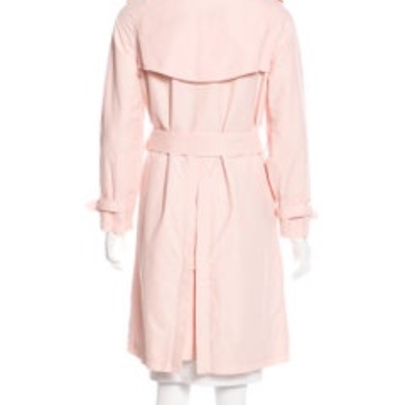 BURBERRY LONDON Belted Pale Pink Trench Coat - Picture 3 of 12